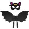 Beipegin Costume Pipistrello Tutine Neonato Bambina Bambino,Flanella Pagliaccetto con Ali Pipistrello Costumi Halloween Neonati 0-24Mesi