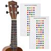 TIGER UKE-2-STICKER Foglio di adesivi per note per ukulele per principianti - Marcatori tastiera - 2 fogli