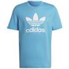 ADIDAS TREFOIL T-SHIRT AZZURRO/BIANCO