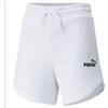 PUMA ESS HIGH WAIST SHORTS Bianco