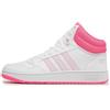 ADIDAS HOOPS 3.0 MID K BIANCO/ROSA