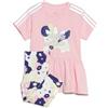 ADIDAS DRESS SET ROSA/MULTICOLOR