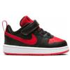 NIKE COURT BOROUGH LOW 2 (TDV) NERO/ROSSO