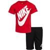 NIKE 86F024-R1N ROSSO/NERO
