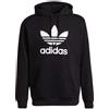 ADIDAS TREFOIL HOODY NERO/BIANCO