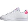 ADIDAS ADVANTAGE K BIANCO/FUXIA