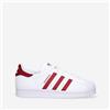 ADIDAS SUPERSTAR C BIANCO/BORDEAUX