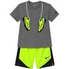 NIKE 86H360-F68 GRIGIO/GIALLO FLUO