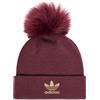 ADIDAS W FUR POM BEANIE BORDEAUX/ORO