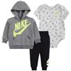 NIKE JDI TOSS 3PC FZ PANT SET GRIGIO/NERO/BIANCO