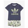 ADIDAS SHORT TEE SET BLU SHADOW/MULTICOLOR