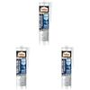 Pattex Bagni&Cucine Rapido Trasparente, Silicone trasparente sigillante ad asciugatura rapida, Sigillante bagno impermeabile, Sigillante antimuffa in cartuccia, 1x300ml (Confezione da 3)