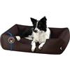 BedDog Cuscino per Cani ZARA Cuccia Lettino con Fodera Lavabile | in tessuto di microfibra e Cordura con bordo rialzato e base antiscivolo per interni ed esterni