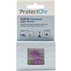ProtectOhr - Tappi per le orecchie Aqua, confezione da 2 tappi per le orecchie, tappi in silicone riutilizzabili, ideali per nuoto, doccia, sport acquatici, surf, protezione dell'udito dal rumore,
