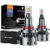 D-Lumina Lampadine 9006 HB4 LED Lenticolari Canbus,120W 20000LM 6500K Bianco,Versione Specifica per Proiettore,Kit di Conversione Faro LED Estremamente Luminoso,Interferenza Anti-Radio,2 pezzi
