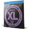 D'Addario Corde per Basso Elettrico XL Nickel 40-100, Custom Light | Le corde per basso elettrico XL Nickel offrono timbro brillante, feeling uniforme e lunga durata.