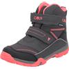 CMP - Kids Pyry Snow Boot Wp, Titanio-Red Fluo, 30
