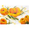 Biscottini Dipinto a Mano Olio Tela L200xPR3,5xH150 cm