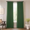 HPD Half Price Drapes Bellino - Tende oscuranti lunghe 305 cm, per camera da letto e soggiorno (1 pannello), 127 x 120 L, verde pineta