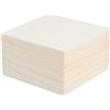 INNSPIRO Cassa in legno di pino massiccio e impiallacciatura quadrata 8,5x8,5x5cm.a