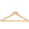 Honey Can Do HNG-01334 Confezione da 24 Grucce per Abiti, Legno, Finitura in Acero, 30.48x24.76x45.08 cm