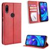Jielangxin Cover per Xiaomi Redmi Note 7,Custodia in Pelle Custodia per Xiaomi Redmi Note 7 M1901F7H M1901F7G M1901F7I Custodia Case Cover Red