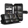 MyGadget Custodia Portafoglio Flip Case per Samsung Galaxy S8 Chiusura Magnetica - Cover Portacarte di Credito in Similpelle PU - Nero