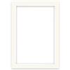nielsen Conservation Passepartout 1,5 mm, formato esterno 50x70 cm per quadri 40x60 cm, avorio crema bianco liscio