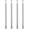 VooGenzek 4 Pezzi 55cm 7-Sezione Antenna Radio FM Telescopica, Antenna Telescopica Portatile FM, Sostituzione Antenna Telescopica, per TV Ricezione Stereo DAB FM/AM Stereo
