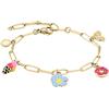 Cool Time Bracciale per bambini in acciaio inossidabile, 17 cm, Acciaio inossidabile, nessuna.