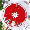 Hianjoo Gonna Albero di Natale, Tappetino per Copertura Base Albero di Natale per Ornamento Natalizio per Decorazioni Natalizie per Feste di Natale (Babbo Natale Style, 48 pollici/120 cm)