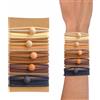 RIXERKOC 20 pezzi di fasce per capelli elastici Boho per donne, braccialetti e elastici per capelli a doppio uso per capelli spessi/code di cavallo, accessori per capelli senza danni per ragazze