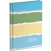 Mareli Agenda Settimanale Organizer 2024 cm 17x24 chiusa, Gennaio-Dicembre 2024, Copertina Rigida