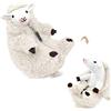 AGRIMONY Kawaii Pecore Rasate Peluche Giocattoli Carino Lamb Pupazzi Divertente Compleanno di Natale Valentino Festa Della Mamma Alpaca Regali per Lei Donna Bambina Bambino Farcito Animali Capra Decor (Bianco)