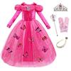 Hifot 3Pcs Principessa Parrucca Rapunzel Bambina, Parrucca Elsa