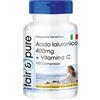Fair & Pure® - Acido ialuronico 400mg con Vitamina C - Alto dosaggio - Vegan - 120 Compresse