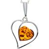 SilverAmber Jewellery Lovely 925 in argento Sterling e ambra baltica designer ciondolo GL246