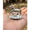 Cavallo religioso indù Shani Devs in argento 925, statua idolo Ghoda, 10,4 gm...