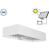 V-TAC LAMPADA LED SOLARE BIANCA 6W PARETE BIANCO NATURALE IP65 CON SENSORE PIR VT-406-LED10308