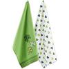 DII - Set di 2 Asciugamani da Cucina in Cotone, 45,7 x 71,1 cm, Decorativi da Cucina, Perfetti Come Regalo per la casa e la Cucina