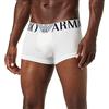 Emporio Armani Uomo Boxer Essential Megalogo Boxer, Bianco, S