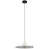 Eglo Miniere - Lampada a sospensione da appendere sopra il tavolo da pranzo, metallo grigio, con attacco E27, Ø 42 cm