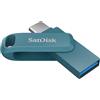 SanDisk 64GB Ultra Dual Drive Go, Unità flash USB Type-C con connettori USB reversibili di Tipo C e Tipo A, fino a 150 MB/s per smartphone, tablet, Mac e computer Navagio Bay