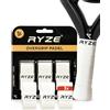 RYZE Overgrip Padel Bianco - Comfort e Aderenza Extra - Grip Racchetta da Padel Antiscivolo - Ultra Assorbente del Sudore - Grip Padel Anti-Vibrante - Progettato per Racchette di Padel Tennis - 120 cm
