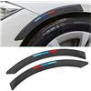JNNJ 2Pcs Paraurti Protector Guard Scratch Auto, Auto Cerchione Sopracciglio Protezione, Universal Anticollision Striscia Gomma per Angoli Anteriore Posteriore Bumper Protezione Dell Veicolo(Nero)