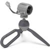 JOBY HandyPod Clip Treppiede Mini con Moschettone e Clamp per Smartphone, Smartphone iPhone, Galaxy, Pixel, Fotocamera Compatta SONY ZV-1 II, Colore Grigio (JB01839-BWW)