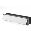 Yale Essentials - Targa per lettere, 30,5 cm, colore: Cromo/Nero