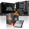 Memory PC Kit di aggiornamento AMD Ryzen 5 5600G 6x 3.9 GHz, 8 GB DDR4, B550M Pro-VDH WIFI, Completamente assemblato e testato