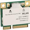 Garsent Adattatore MSATA Mini PCIE WiFi BT 4.2 1200 Mbps Dual Band, Materiale Premium, per 7 8 10