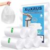 XUXRUS Sacchetti Bagno Piccoli 5L, Sacchetti Spazzatura Bianchi, 200 Pezzi